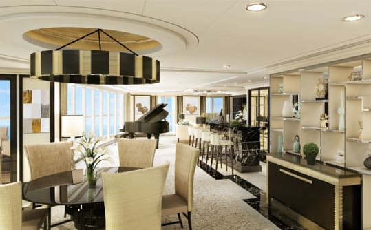 Seven Seas Explorer Suite Living Area